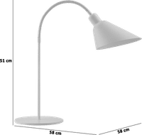 Bellevue AJ Style Table Lamp Black image.