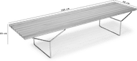 Bertoria Bench Large/Ash Wood image.
