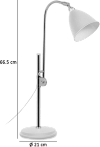 Bestlite Style Table Lamp - BL1 White image.