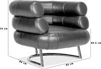 Bibendum Chair  Premium Leather/Black  image.