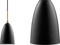 Grasshopper Style Pendant Lamp Black image.