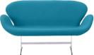 The Swan Sofa Wool/Morocan Blue image.