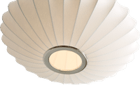 George Nelson Bubble Lamp Medium image.