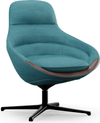 Bugsy High Back Lounge Chair Blue image.