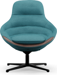 Bugsy High Back Lounge Chair Blue image.