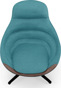 Bugsy High Back Lounge Chair Blue image.