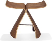Butterfly Stool Walnut Veneer image.