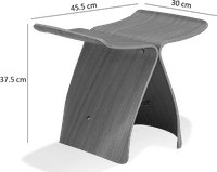 Butterfly Stool Walnut Veneer image.