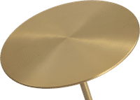 Calibre Coffee Table Medium - Brass - White Marble White Marble/Brushed Brass image.