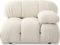 Camaleonda Style Left Arm Sofa Creamy Boucle/Boucle image.