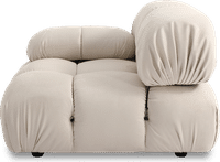 Camaleonda Style Right Arm Sofa Creamy Alcantara/Alcantara image.