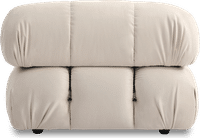 Camaleonda Style Right Arm Sofa Creamy Alcantara/Alcantara image.