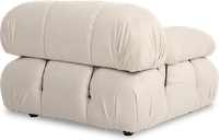 Camaleonda Style Right Arm Sofa Creamy Alcantara/Alcantara image.