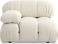 Camaleonda Style Right Arm Sofa Creamy Boucle/Boucle image.