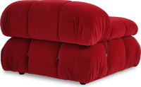 Camaleonda Style Right Arm Sofa Dark Red Velvet/Velvet image.