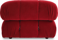Camaleonda Style Right Arm Sofa Dark Red Velvet/Velvet image.