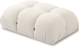 Camaleonda Style Small Ottoman Creamy Boucle/Boucle image.