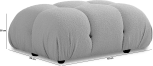 Camaleonda Style Small Ottoman Creamy Boucle/Boucle image.