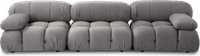 Camaleonda Style Corner Sofa - Left Armrest Light Grey Alcantara/Alcantara image.