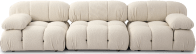 Camaleonda Style Small Ottoman Creamy Boucle/Boucle image.
