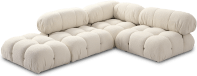 Camaleonda Style Small Ottoman Creamy Boucle/Boucle image.
