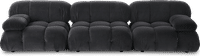 Camaleonda Style Lounge Sofa Dark Grey Velvet/Velvet image.