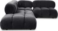 Camaleonda Style Lounge Sofa Dark Grey Velvet/Velvet image.