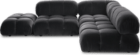 Camaleonda Style Lounge Sofa Dark Grey Velvet/Velvet image.