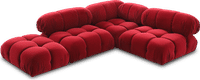 Camaleonda Style Lounge Sofa Dark Red Velvet/Velvet image.