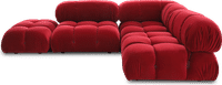 Camaleonda Style Lounge Sofa Dark Red Velvet/Velvet image.