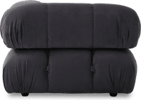 Camaleonda Style Corner Sofa - Left Armrest Charcoal Grey Alcantara/Alcantara image.