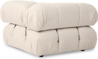 Camaleonda Style Corner Sofa - Left Armrest Creamy Alcantara/Alcantara image.