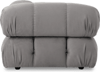 Camaleonda Style Corner Sofa - Left Armrest Light Grey Alcantara/Alcantara image.