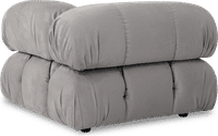 Camaleonda Style Corner Sofa - Left Armrest Light Grey Alcantara/Alcantara image.