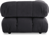 Camaleonda Style Corner Sofa - Right Armrest Charcoal Grey Alcantara/Alcantara image.