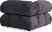 Camaleonda Style Corner Sofa - Right Armrest Charcoal Grey Alcantara/Alcantara image.