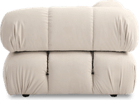 Camaleonda Style Corner Sofa - Right Armrest Creamy Alcantara/Alcantara image.