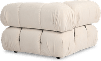 Camaleonda Style Corner Sofa - Right Armrest Creamy Alcantara/Alcantara image.