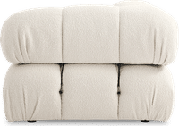 Camaleonda Style Corner Sofa - Right Armrest Creamy Boucle/Boucle image.