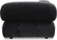 Camaleonda Style Corner Sofa - Right Armrest Dark Grey Velvet/Velvet image.