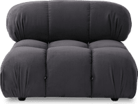 Camaleonda Style Lounge Sofa Charcoal Grey Alcantara/Alcantara image.