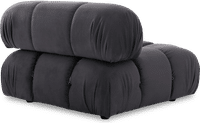Camaleonda Style Lounge Sofa Charcoal Grey Alcantara/Alcantara image.
