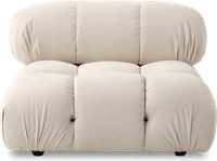 Camaleonda Style Lounge Sofa Creamy Alcantara/Alcantara image.