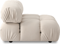 Camaleonda Style Lounge Sofa Creamy Alcantara/Alcantara image.