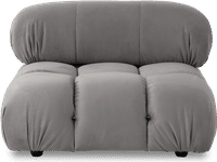 Camaleonda Style Lounge Sofa Light Grey Alcantara/Alcantara image.