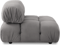 Camaleonda Style Lounge Sofa Light Grey Alcantara/Alcantara image.