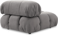 Camaleonda Style Lounge Sofa Light Grey Alcantara/Alcantara image.