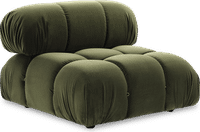 Camaleonda Style Lounge Sofa Bottle Green Velvet/Velvet image.
