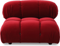 Camaleonda Style Lounge Sofa Dark Red Velvet/Velvet image.