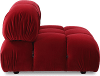 Camaleonda Style Lounge Sofa Dark Red Velvet/Velvet image.